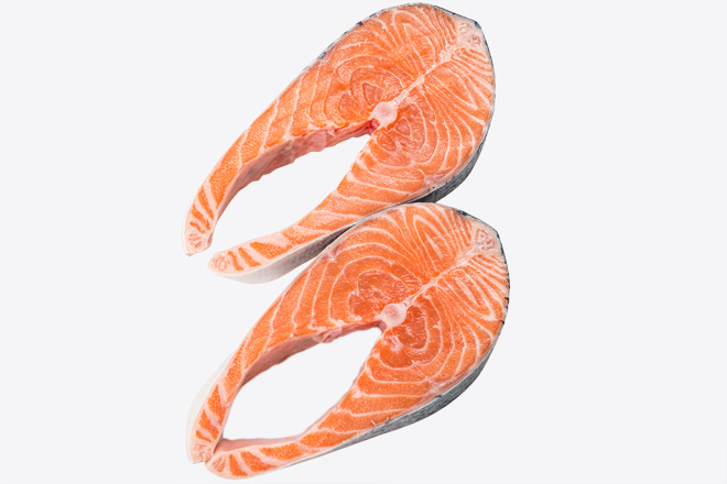 Лосось стейк «Salmon steak» охолоджений ціна від 1165 грн замовити ...