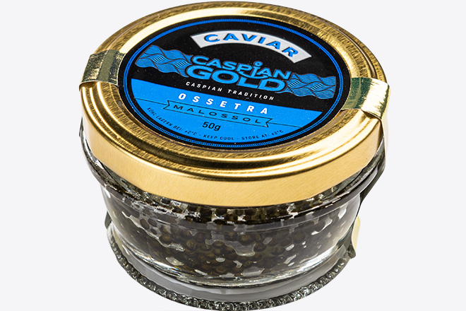 Фото Ікра чорна CASPIAN Caviar Royal Selection 50 г
