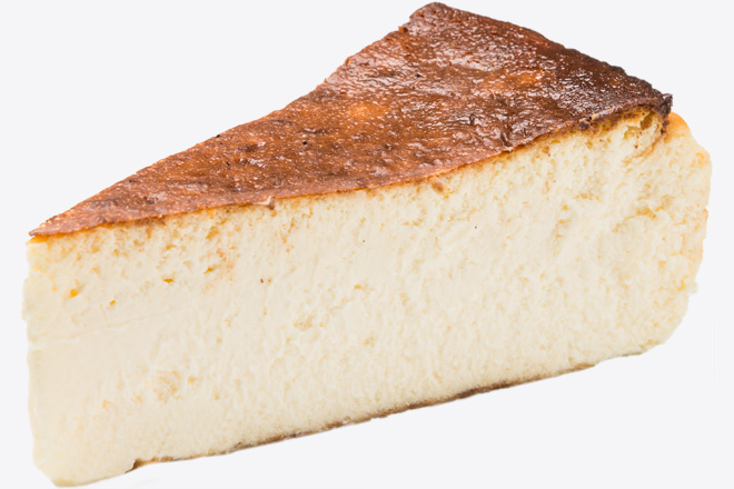 Photo Dish Basque cheesecake, portion