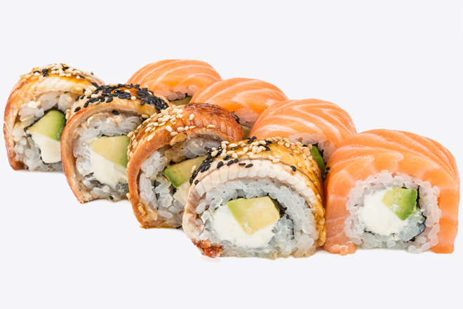 ☰ Sushi Set Philadelphia price from 525 UAH to order delivery in the city  of Kiev